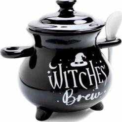 Discount 😍 HOMEWARES Gothic Homewares Witches' Brew Cauldron | SOUP BOWL & SPOON 🧨 -Deals Goth Store homewares witches brew cauldron soup bowl spoon 3 700x700