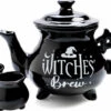 Best deal 🛒 HOMEWARES Gothic Homewares Witches' Brew Cauldron | TEA SET 🎉