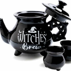 Best deal 🛒 HOMEWARES Gothic Homewares Witches' Brew Cauldron | TEA SET 🎉 -Deals Goth Store homewares witches brew cauldron tea set 2 700x700