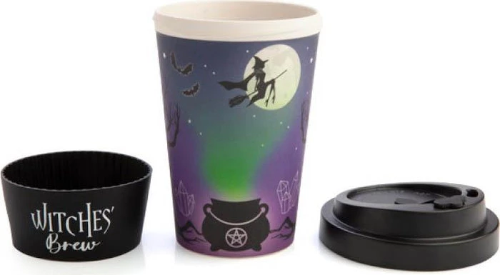 Budget π HOMEWARES Gothic Homewares Witches' Brew Eco-to-Go | BAMBOO CUP π― 2 Budget π HOMEWARES Gothic Homewares Witches' Brew Eco-to-Go | BAMBOO CUP π― - Image 2