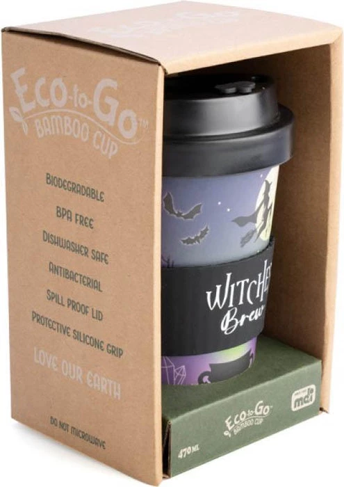 Budget π HOMEWARES Gothic Homewares Witches' Brew Eco-to-Go | BAMBOO CUP π― 4 Budget π HOMEWARES Gothic Homewares Witches' Brew Eco-to-Go | BAMBOO CUP π― - Image 4