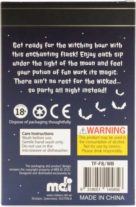 Discount π€© HOMEWARES Gothic Homewares Witches' Brew Metal | FLASK β¨ 6 Discount π€© HOMEWARES Gothic Homewares Witches' Brew Metal | FLASK β¨ - Image 6