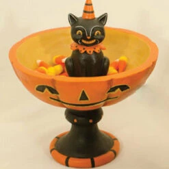 Hot Sale 👍 JOHANNA PARKER Cats Black Cat | TREAT STAND 🥰 -Deals Goth Store johanna parker black cat treat stand 2 700x700