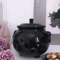 Best Pirce 👍 KILLSTAR Gothic Homewares Cauldron | COOKIE JAR' 🎁
