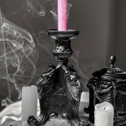 Best Sale ✔️ KILLSTAR Gothic Homewares Lord Of Night | CANDLESTICK" 👏