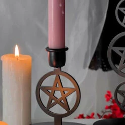 Best Pirce 🧨 KILLSTAR Gothic Homewares Pentagram [Small] | CANDLESTICK 🎉