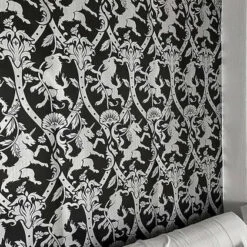 Best Sale 🎁 KILLSTAR Gothic Homewares Royal Beast [Black] | WALLPAPER" 😉