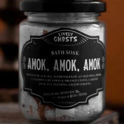 Coupon ⭐ LIVELY GHOSTS Gothic Homewares +Amok, Amok, Amok | BATH SOAK [MISSING LABEL]** 🔔