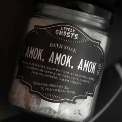 Coupon ⭐ LIVELY GHOSTS Gothic Homewares +Amok, Amok, Amok | BATH SOAK [MISSING LABEL]** 🔔 -Deals Goth Store lively ghosts amok amok amok bath soak 2 59f535be 4c03 48de 991d 824f060760e1 700x700