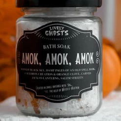 Coupon ⭐ LIVELY GHOSTS Gothic Homewares +Amok, Amok, Amok | BATH SOAK [MISSING LABEL]** 🔔 -Deals Goth Store lively ghosts amok amok amok bath soak 4 3850911a 840f 456a be20 f637fc515f07 700x700
