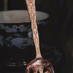 Outlet 🛒 LIVELY GHOSTS Gothic Homewares Haunted Hallows [Rose Gold] | TEA SPOON 👏