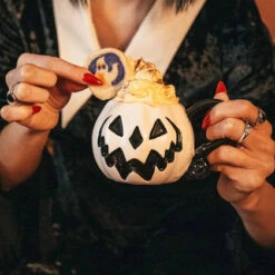 Brand new ❤️ LIVELY GHOSTS Gothic Homewares Haunted Hallows [White Pumpkin] | MUG [LIMITED] 🛒 -Deals Goth Store lively ghosts white pumpkin haunted hallows mug 14 e68a147b 3c91 456e a2f5 bb9081b6639a 700x700