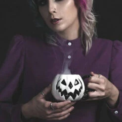 Brand new ❤️ LIVELY GHOSTS Gothic Homewares Haunted Hallows [White Pumpkin] | MUG [LIMITED] 🛒 -Deals Goth Store lively ghosts white pumpkin haunted hallows mug 2 e89f949a 9724 4fe6 a645 4760828853ec 700x700