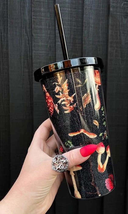 Wholesale 💯 MYSTICUM LUNA Gothic Homewares Green Witch Mushroom | TUMBLER ⭐ 2 Wholesale 💯 MYSTICUM LUNA Gothic Homewares Green Witch Mushroom | TUMBLER ⭐ - Image 2