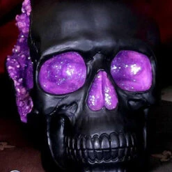 New 😉 NEMESIS NOW Gothic Homewares Geode [Pink/Purple] | SKULL` 🤩