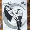 Best Sale 🛒 PVMPKIN ART Bats Glamour Witch | ART PRINT 🤩