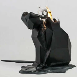 Best deal 🎁 PYROPET Cats Kisa [Black] | CANDLE 👍 -Deals Goth Store pyropet kisa black candle 04 700x700