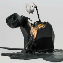 Best deal 🎁 PYROPET Cats Kisa [Black] | CANDLE 👍 -Deals Goth Store pyropet kisa black candle 05 700x700