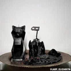 Best deal 🎁 PYROPET Cats Kisa [Black] | CANDLE 👍 -Deals Goth Store pyropet kisa black candle 11 700x700