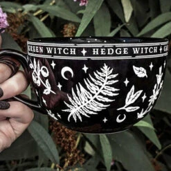Outlet 🤩 ROGUE AND WOLF Gothic Homewares Green Witch | MUG" 🧨 -Deals Goth Store rogue and wolf green witch mug 12 a583fa4e 5d23 492d a7fe 40e75cb5568f 700x700
