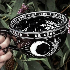 Deals 🌟 ROGUE AND WOLF Gothic Homewares La Lune | MUG" ⭐ -Deals Goth Store rogue and wolf la lune mug 25 50587829 f006 4c39 a08a 466a145a8373 700x700