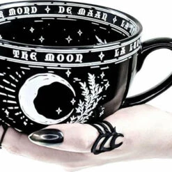 Deals 🌟 ROGUE AND WOLF Gothic Homewares La Lune | MUG" ⭐ -Deals Goth Store rogue and wolf la lune mug 4 eea50eb0 8aad 4a1a 8e19 c592ed933b7f 700x700