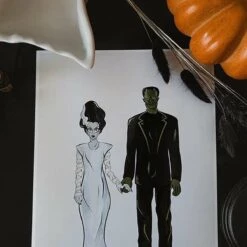 Cheapest 💯 SELIN ALA ART Gothic Homewares Frankly In Love A4 | ART PRINT 👏