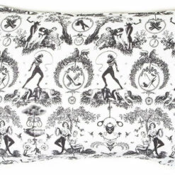 Best Pirce ✔️ SIN IN LINEN Fetish Al Fresco Toile | QUEEN SHEET SET 🔔 -Deals Goth Store sin in linen fetish al fresco toile 4 1 700x700