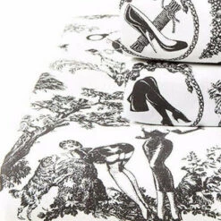 Wholesale 😍 SIN IN LINEN Fetish Al Fresco Toile | KING SHEET SET 🔔