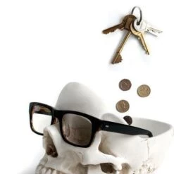 Deals Goth Store -Deals Goth Store skull white tidy 2 700x700