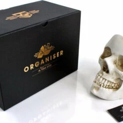 Discount 🎁 SUCK UK Gothic Homewares Skull | BOWL [WHITE] 🌟 -Deals Goth Store skull white tidy 4 700x700