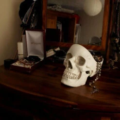 Discount 🎁 SUCK UK Gothic Homewares Skull | BOWL [WHITE] 🌟 -Deals Goth Store skull white tidy 6 700x700