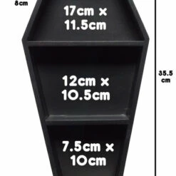 Brand new 🥰 SOURPUSS Bats Bat Print Coffin | SHELF 👏 -Deals Goth Store sourpuss coffin shelf diagram 700x700