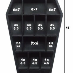 Best Sale 🎉 SOURPUSS Gothic Homewares Curio Coffin | SHELF 🛒 9 Best Sale 🎉 SOURPUSS Gothic Homewares Curio Coffin | SHELF 🛒 -Deals Goth Store sourpuss curio coffin shelf diagram 700x700