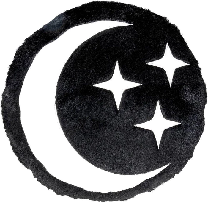 Cheapest ⭐ SOURPUSS Gothic Homewares Furry Moon & Stars | PILLOW ⭐ 1 Cheapest ⭐ SOURPUSS Gothic Homewares Furry Moon & Stars | PILLOW ⭐