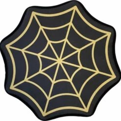 Deals 🔥 SOURPUSS Gothic Homewares Spiderweb [Black/Cream] | BATH MAT 🛒