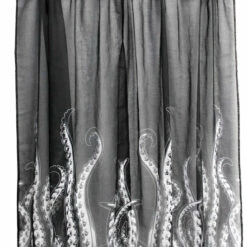 Best Pirce 😀 SOURPUSS Gothic Homewares Tentacles [Black/White] | WINDOW CURTAINS ✨ -Deals Goth Store sourpuss tentacles black white window curtains 2 c913dd0a 62ef 4d9d ac06 9e653d9b3932 700x700