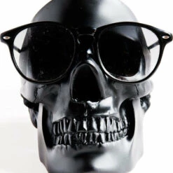 Best Pirce 🤩 SUCK UK The Nightmare Before 🎁 Christmas Skull | BOWL [BLACK] ⌛ -Deals Goth Store suk uk black skull bowl 3 700x700