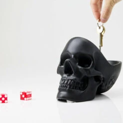 Best Pirce 🤩 SUCK UK The Nightmare Before 🎁 Christmas Skull | BOWL [BLACK] ⌛ -Deals Goth Store suk uk black skull bowl 5 700x700