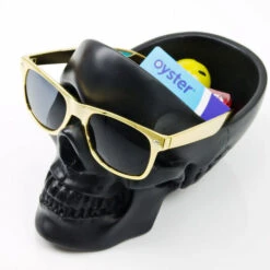 Best Pirce 🤩 SUCK UK The Nightmare Before 🎁 Christmas Skull | BOWL [BLACK] ⌛ -Deals Goth Store suk uk black skull bowl 9 700x700
