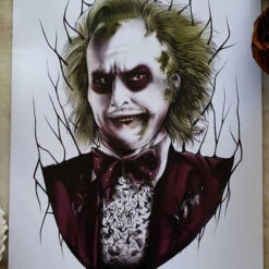 Wholesale 🤩 THE BLACK CVLT Beetlejuice | ART PRINT 👏