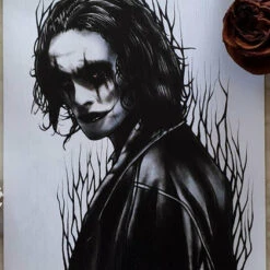 Top 10 ⭐ THE BLACK CVLT Gothic Homewares Eric Draven | The Crow ART PRINT 🧨