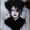 Brand new ⌛ THE BLACK CVLT Gothic Homewares Robert Smith | The Cure ART PRINT 😉