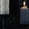Budget 🔥 THE BLACKENED TEETH Gothic Homewares Mildred Gothic Pillar | CANDLE 💯