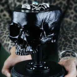Top 10 😉 THE BLACKENED TEETH Gothic Homewares Skull [Black] | JEWELLERY HOLDER 💯