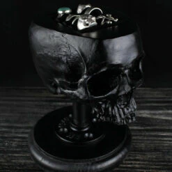 Top 10 😉 THE BLACKENED TEETH Gothic Homewares Skull [Black] | JEWELLERY HOLDER 💯 -Deals Goth Store the blackened teeth skull black jewellery holder 4 f12ce637 bf43 473e a020 255c65dbca49 700x700