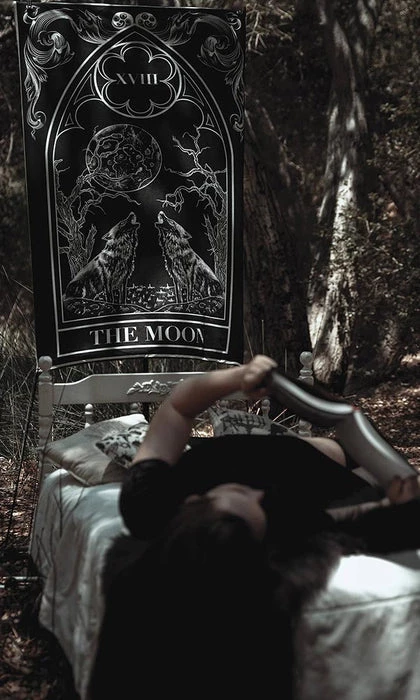 Budget π THE PRETTY CULT Gothic Homewares The Moon | TAPESTRY π 5 Budget π THE PRETTY CULT Gothic Homewares The Moon | TAPESTRY π - Image 5