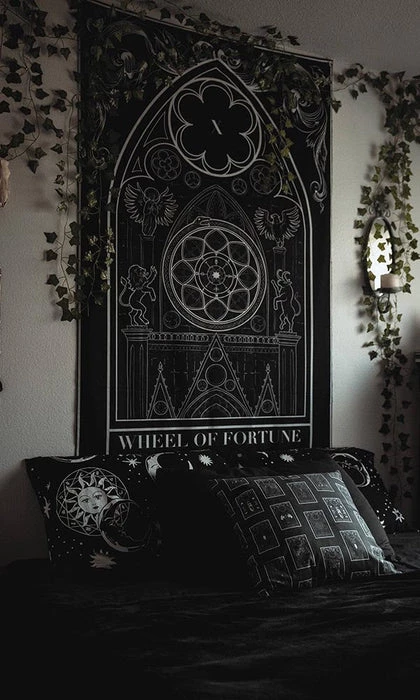Discount ๐งจ THE PRETTY CULT Gothic Homewares Wheel Of Fortune | TAPESTRY ๐ 3 Discount ๐งจ THE PRETTY CULT Gothic Homewares Wheel Of Fortune | TAPESTRY ๐ - Image 3