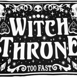 Deals ⭐ TOO FAST APPAREL Ghosts Witch Throne | BEACH TOWEL 🤩