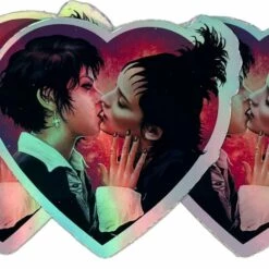 Best Sale 👍 VERA'S EYECANDY Gothic Homewares Nancy And Lydia Kiss Cut | VINYL HOLOGRAPHIC STICKER ⭐